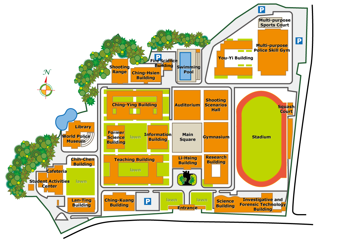 School Map of Central Police University