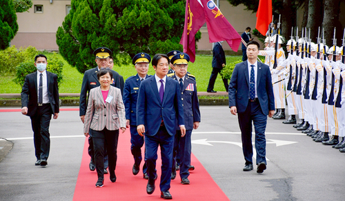 President Lai Ching-te attended the commencement ceremony at Central Police University