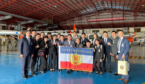 Students visiting local law enforcement agencies in the Philippines
