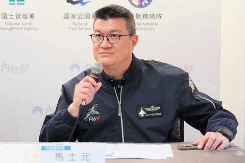 Deputy Minister Ma Shih-yuan at the Press Conference